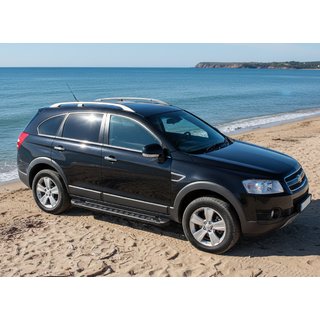 RedLine Black sivuportaat (2 kpl, alumiini) Chevrolet Captiva 2006–2019 kuva 2