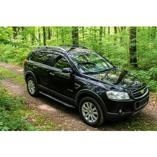 Sivuporrast Bosphorus Black (2 kpl, alumiini) Chevrolet Captiva 2006–2019 kuva 1