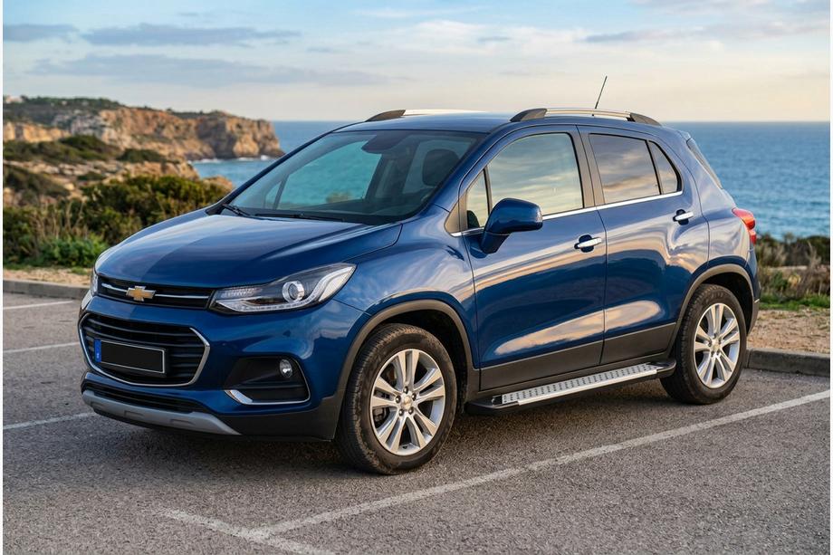 Chevrolet Trax 2012–2023 Allmond Grey -sivuporrassarja (2 kpl, alumiini) Image