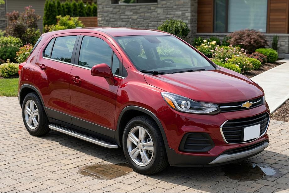 Chevrolet Trax 2012–2023 Tayga Grey -sivuaskelmat (2 kpl, alumiini) Image