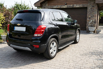 Chevrolet Trax 2012–2023 Maydos V1 sivuportaat (2 kpl, alumiini ↗ ruostumaton teräs) kuva 1