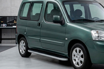 Peugeot Partner 1996–2008 Tayga Grey -sivuaskelmat (2 kpl, alumiini) kuva 1