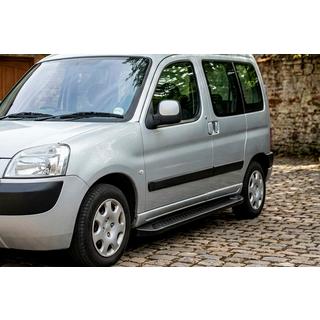 Allmond Black sivuaskelmat (2 kpl, alumiini) Peugeot Partner 1996–2008 kuva 1
