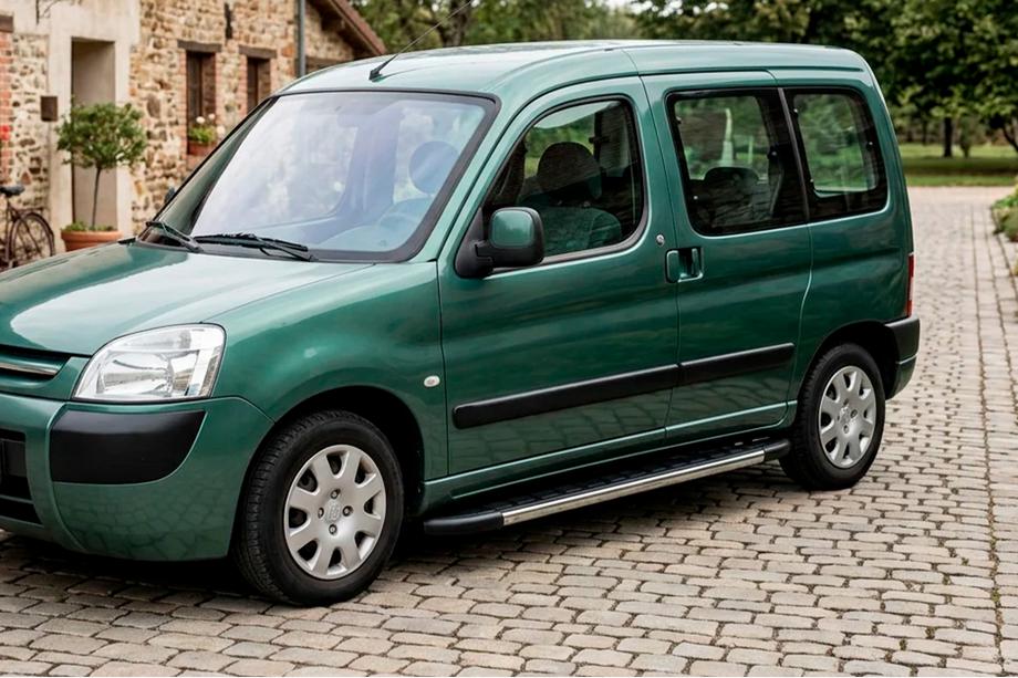 Peugeot Partner 1996–2008 Duru sivuastinlaudat (2 kpl, alumiini) Image