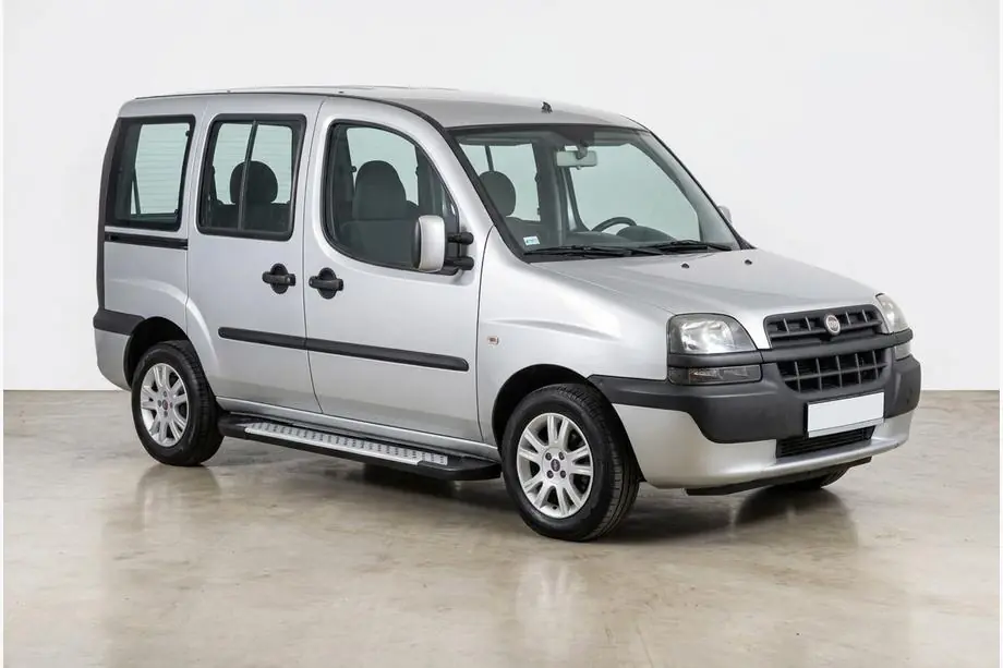 Fiat Doblo I 2001–2005 Allmond Grey sivuportaat (2 kpl, alumiini) Image
