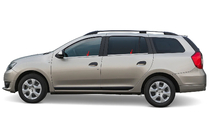 Dacia Logan MCV 2013–2020 Ikkunalistat (4 kpl, ruostumaton teräs) OmsaLine – italialainen ruostumaton teräs kuva 1