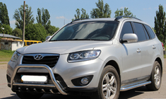 Hyundai Santa Fe 2 2006–2012 Puskurirauta WT003 (ruostumaton teräs) kuva 4