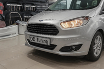 Ford Courier 2014–2023 Sumuvalojen kromikehykset (2014-2018, 2 kpl, ruostumaton teräs) kuva 1