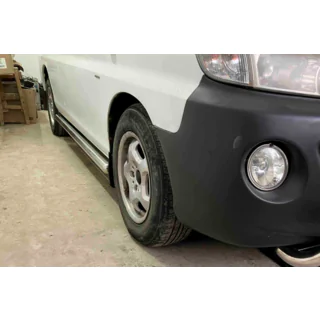 Sivupalkit BB002 (2 kpl, ruostumaton teräs) Hyundai H200, H1, Starex 1998–2007 kuva 3