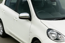 Nissan Note 2012–2020 Peilinkuoret (2 kpl, ruostumaton teräs) kuva 1