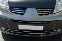 Nissan Primastar 2002–2014 Alasäleikön kromilistat (6 kpl, RST) kuva 1