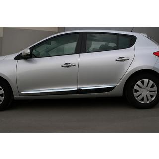 Ovien kromilistat (HB, 4 kpl, ruostumaton teräs) Renault Megane III 2009–2016 kuva 1