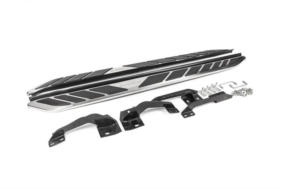 Range Rover Evoque 2012–2018 OEM-V1-sivuporrast (2 kpl, alumiini) Image