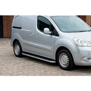 Tayga Grey -sivuaskelmat (2 kpl, alumiini) Peugeot Partner Tepee 2008–2018 kuva 1