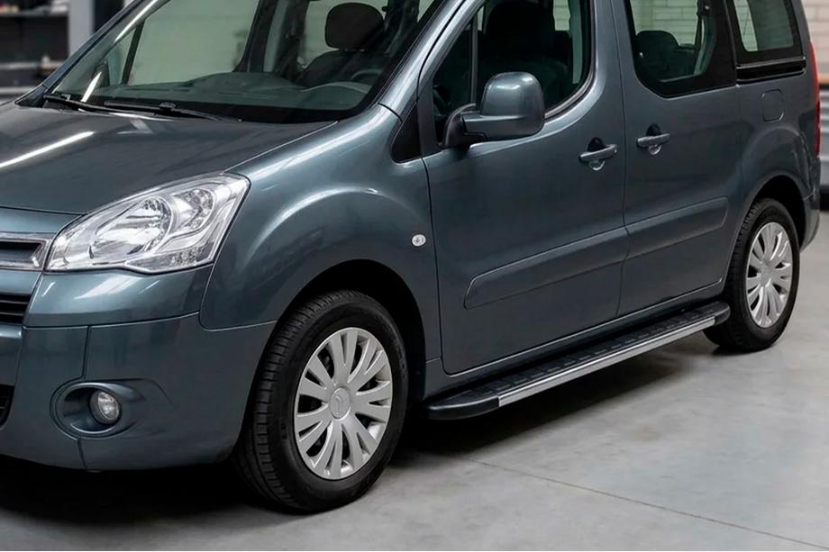 Peugeot Partner Tepee 2008–2018 Duru sivuastinlaudat (2 kpl, alumiini) Image