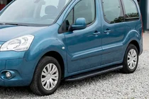 Peugeot Partner Tepee 2008–2018 Sivuporrast Bosphorus Black (2 kpl, alumiini) kuva 1