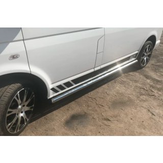Sivusuojaputket (2 kpl, ruostumaton teräs) Volkswagen T5 Transporter 2003–2010 kuva 3