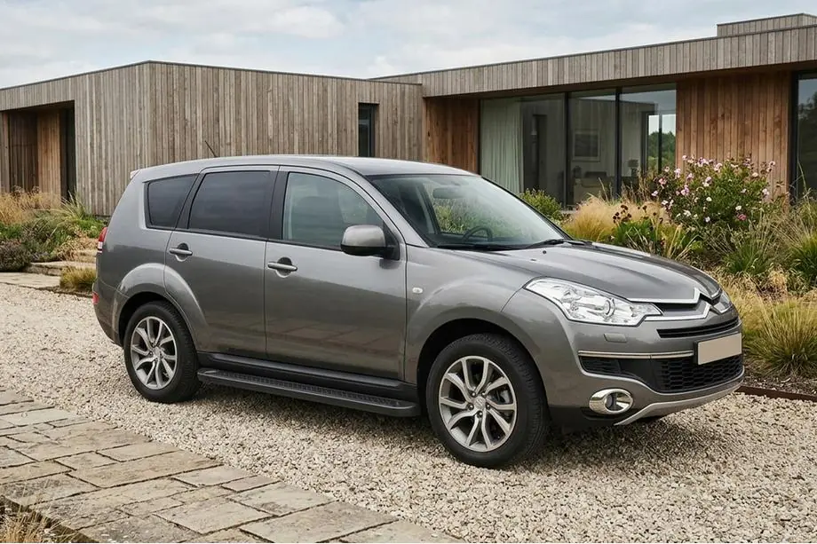 Citroen C-Crosser 2007–2013 Allmond Black sivuportaat (2 kpl, alumiini) Image