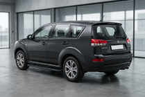 Citroen C-Crosser 2007–2013 Sivuporrast Bosphorus Black (2 kpl, alumiini) kuva 1