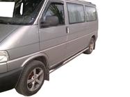 Volkswagen T4 Transporter 1990–2003 Sivusuojaputket (2 kpl, ruostumaton teräs) 60 mm, pitkä akseliväli kuva 1