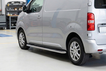 Fiat Scudo 2007–2015 Maydos V1 sivuportaat (2 kpl, alumiini ↗ ruostumaton teräs) kuva 1