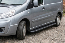 Fiat Scudo 2007–2015 Sivuporrast Bosphorus Black (2 kpl, alumiini) kuva 1