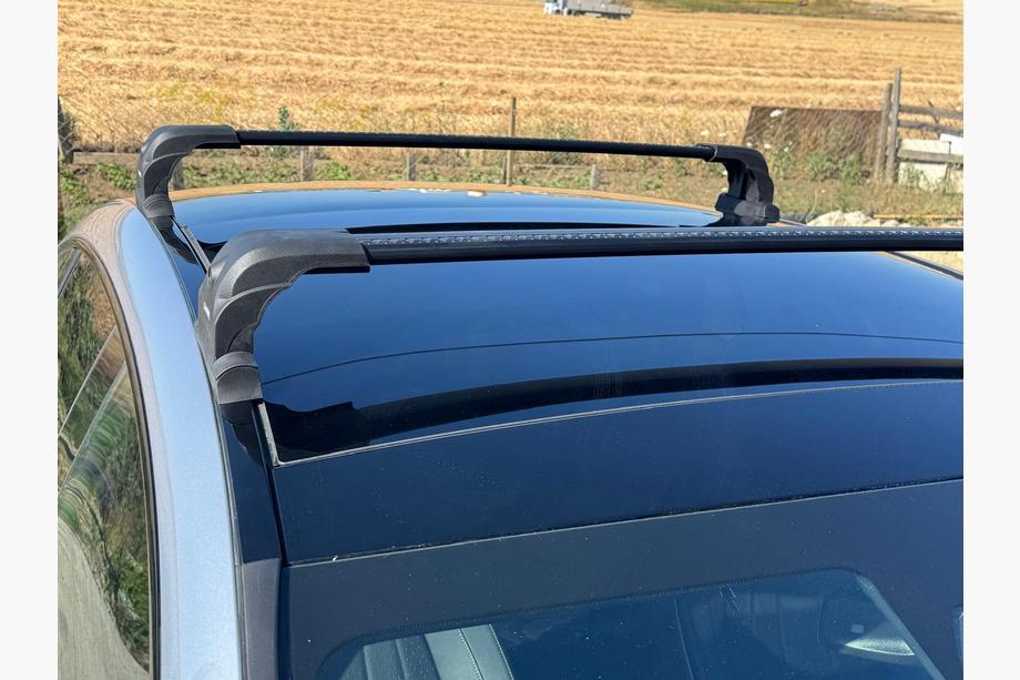 Mercedes EQE Kattotelineen poikkitangot alkuperäisiin kiinnityspisteisiin Ecem V3 (2 kpl) Musta, 145 cm Image