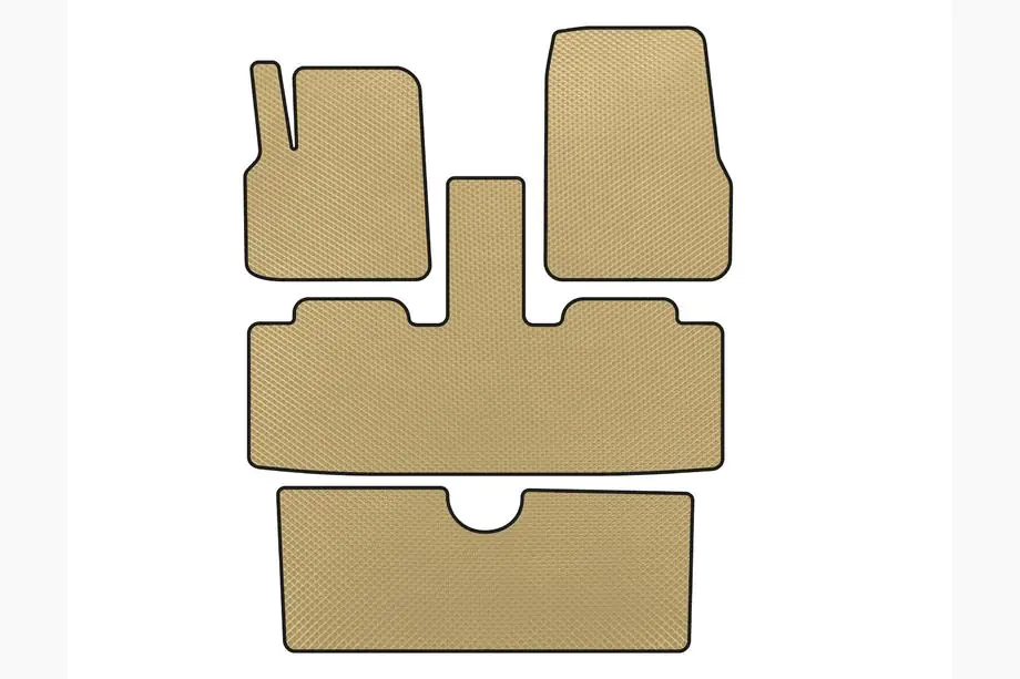 Renault Espace 2002–2014 EVA-auton mattosarja (3 riviä, 7-paikkainen, beige) Image