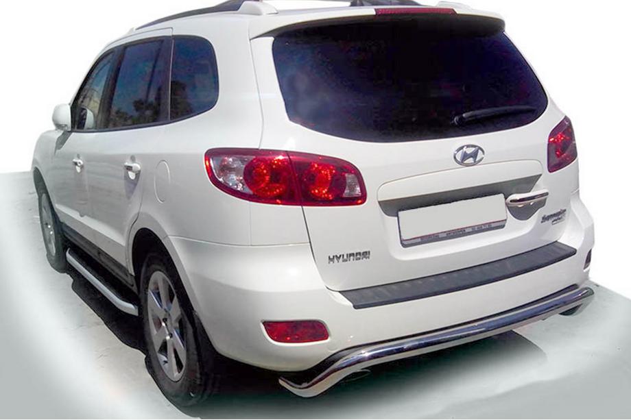Hyundai Santa Fe 2 2006–2012 Takakaari AK007 (ruostumaton teräs) Image