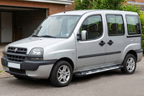 Fiat Doblo I 2001–2005 Sunrise sivuportaat (2 kpl, alumiini) kuva 1