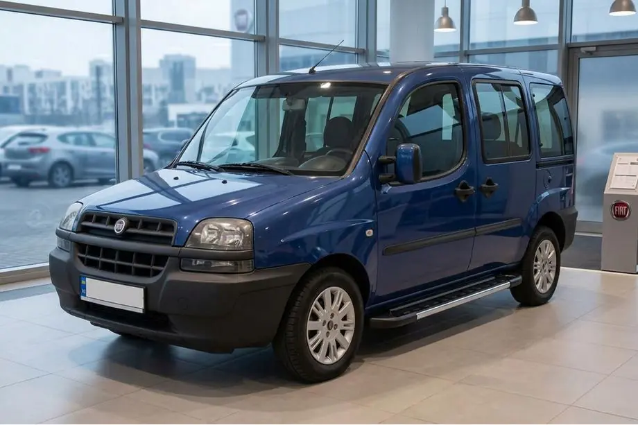 Fiat Doblo I 2001–2005 RedLine V1 sivuportaat (2 kpl, alumiini) Image