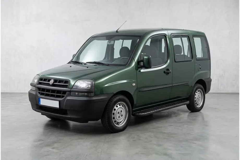 Fiat Doblo I 2001–2005 Sivuporrast Bosphorus Black (2 kpl, alumiini) Image