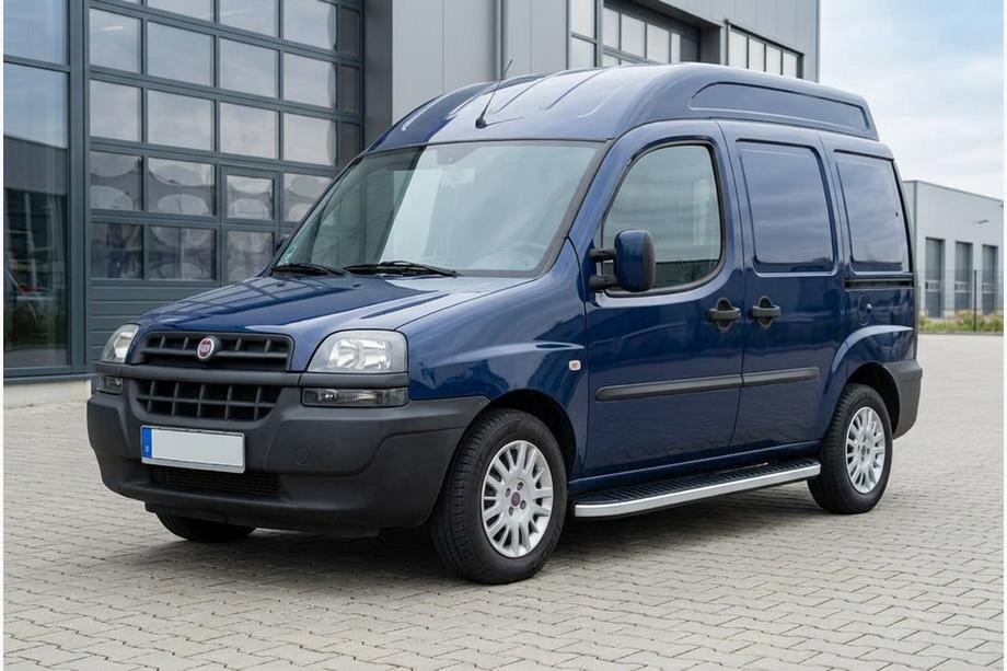 Fiat Doblo I 2001–2005 Tayga Grey -sivuaskelmat (2 kpl, alumiini) Image