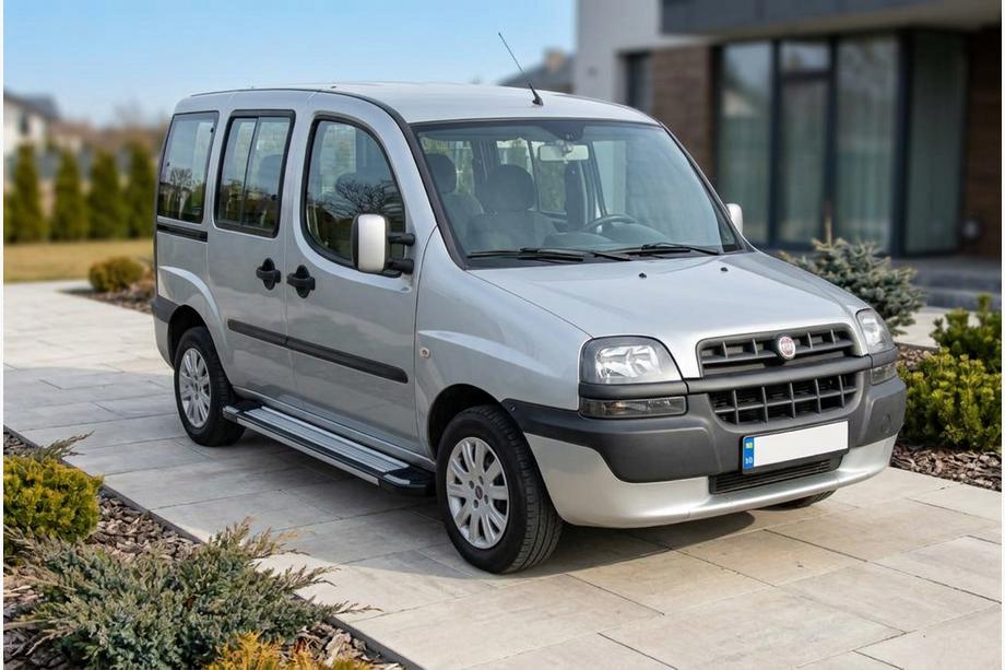 Fiat Doblo I 2001–2005 Rainbow sivuportaat (2 kpl, alumiini) Image