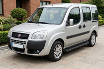 Fiat Doblo I 2005–2010 Allmond Black sivuaskelmat (2 kpl, alumiini) kuva 1