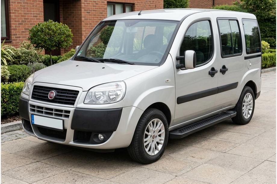 Fiat Doblo I 2005–2010 Allmond Black sivuaskelmat (2 kpl, alumiini) Image