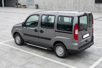 Fiat Doblo I 2005–2010 RedLine V1 sivuportaat (2 kpl, alumiini) Maxi-alusta kuva 1