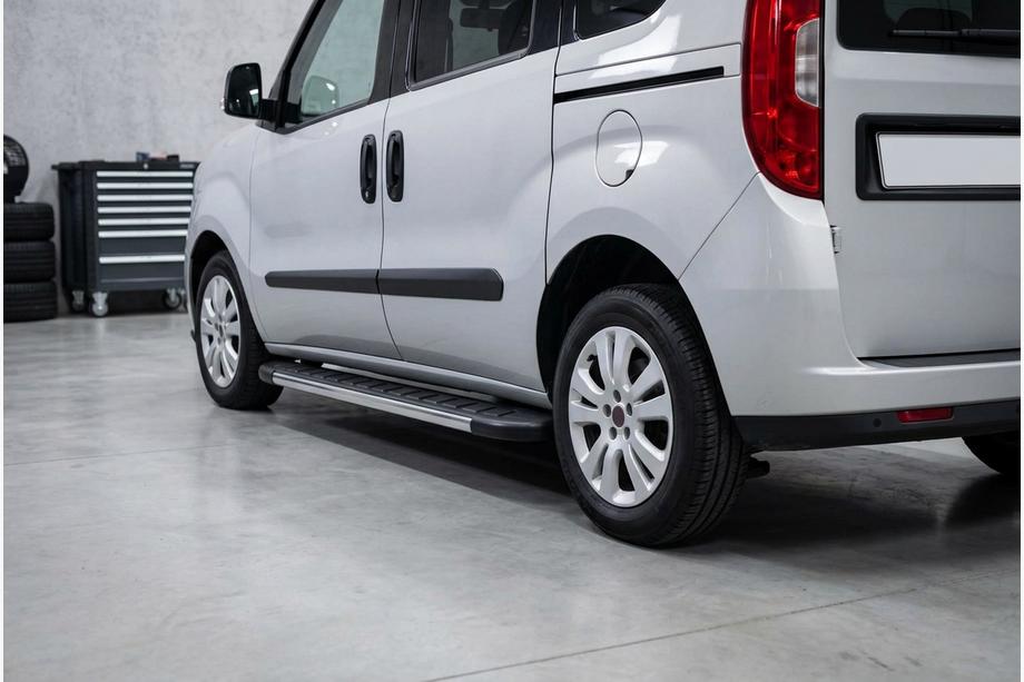 Fiat Doblo II 2010–2022 Duru sivuastinlaudat (2 kpl, alumiini) Image