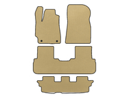 Toyota Highlander 2008–2013 EVA-matot (3 riviä, beige) kuva 1
