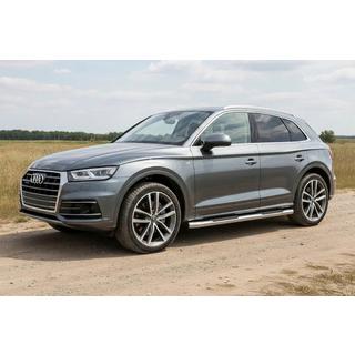 Sivupalkit (2 kpl, ruostumaton teräs) Audi Q5 2017–2025 kuva 1