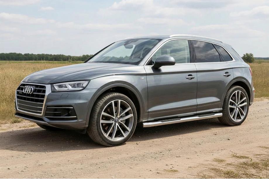 Audi Q5 2017–2025 Sivupalkit (2 kpl, ruostumaton teräs) Image