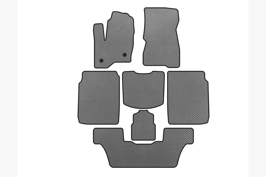 Ford Flex 2009–2019 EVA-lattiamatot (3 riviä, 2013-2019, harmaa) Image