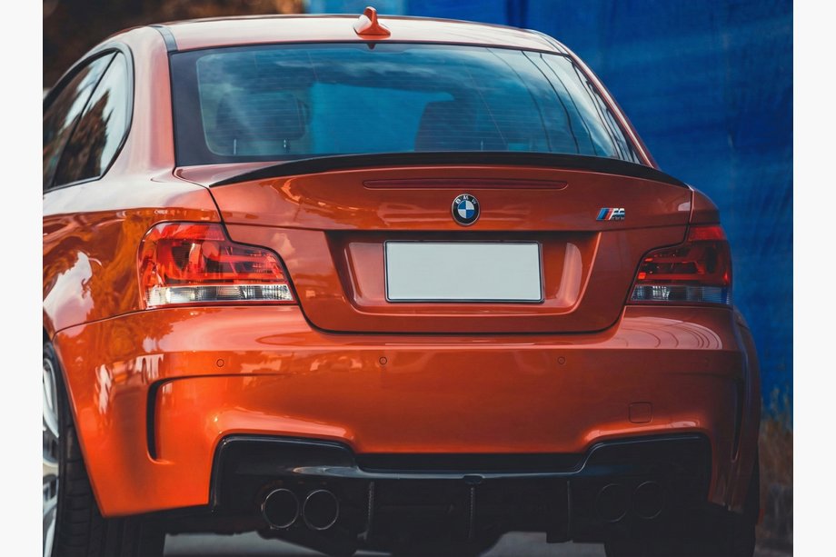 BMW 1-sarja E81/E82/E87/E88 2004–2011 Spoileri P-Style (E82, kiiltävä musta) Image