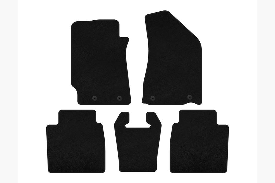 Geely Emgrand EC8 Premium-tekstiilimatot (SD, musta) Image
