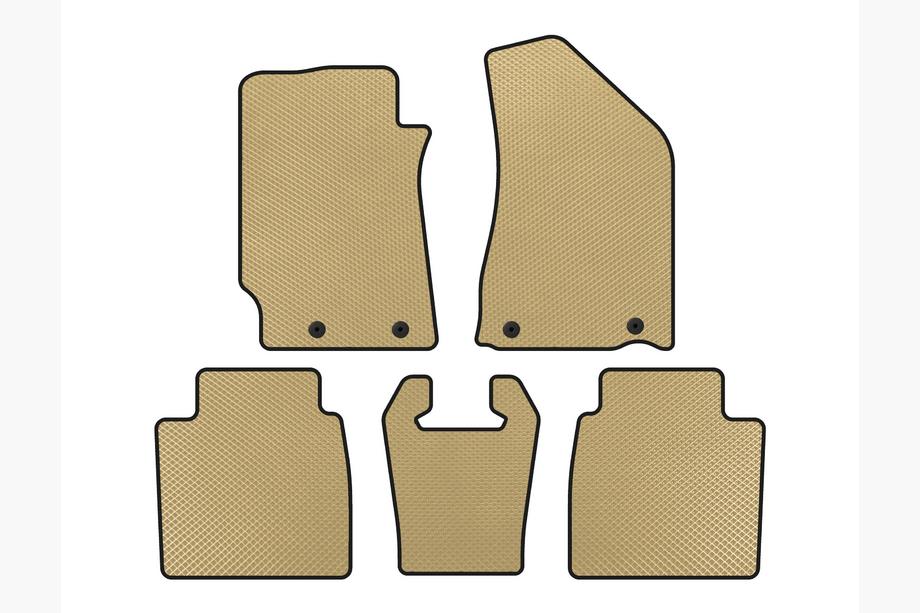 Geely Emgrand EC8 EVA-matot (SD, Beige) Image