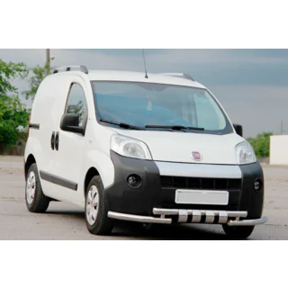 Etupuskuri Shark (ruostumaton teräs) Fiat Fiorino/Qubo 2008–2024 kuva 2