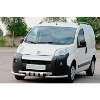 Etupuskuri Shark (ruostumaton teräs) Fiat Fiorino/Qubo 2008–2024 kuva 3
