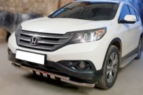 Honda CRV 2012–2016 Etupuskuri Shark (ruostumaton teräs) kuva 2
