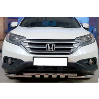 Etupuskuri Shark (ruostumaton teräs) Honda CRV 2012–2016 kuva 1