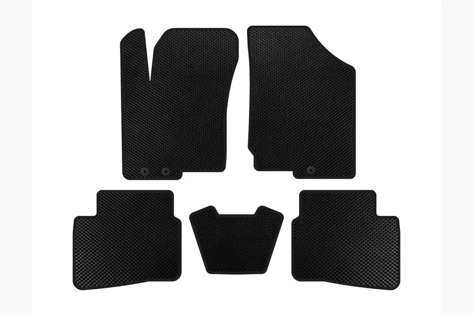 Kia Forte 2008–2024 EVA-auton matot (2008-2012, Musta) Kuva 1